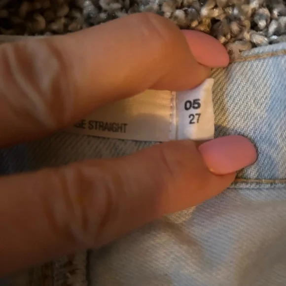 5/$25 Garage Denim women’s high waisted vintage straight leg size 5/27 - Picture 5 of 11